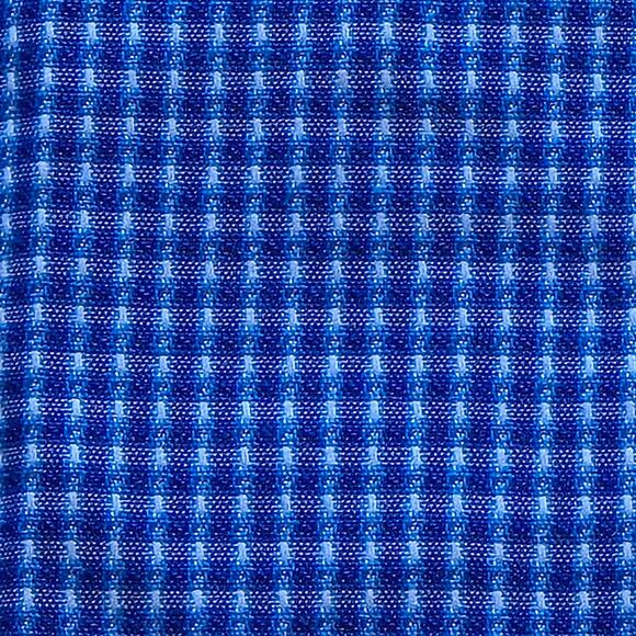 Untuckit Men’s Blue Gingfam Button Down Shirt Wrinkle free, Size 2XL - Picture 4 of 5